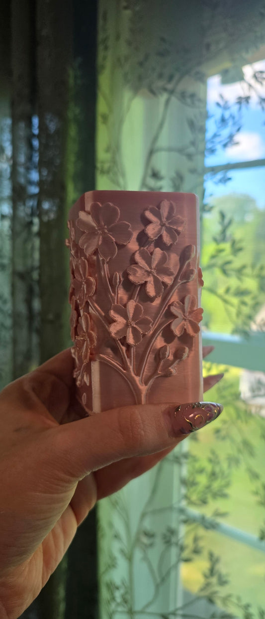 Rectangular Cherry Blossom Pot