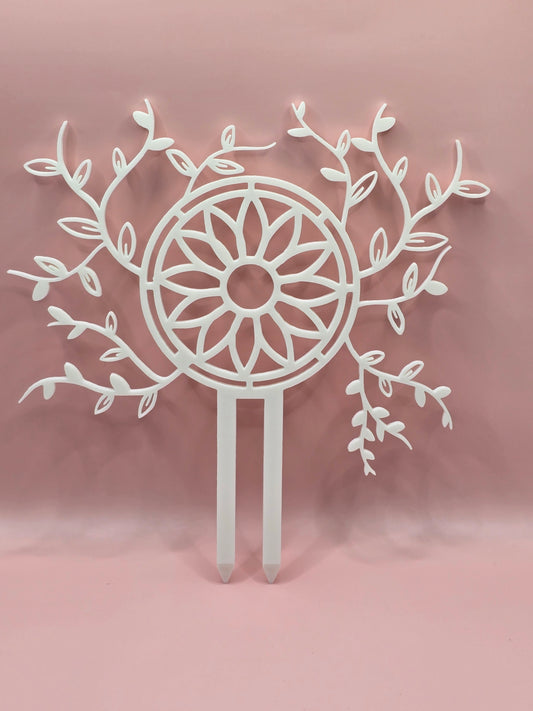 Flower and Branches Trellis/Support