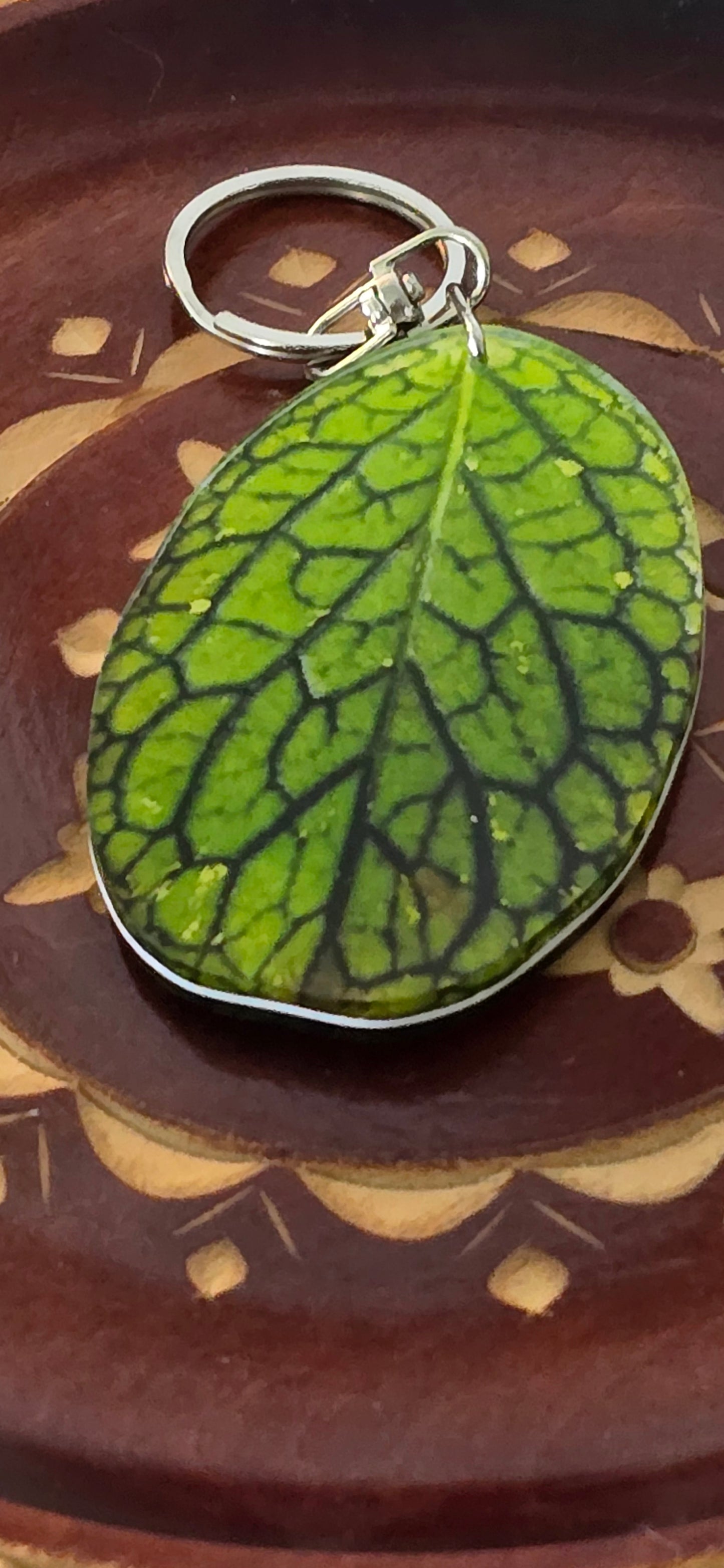 Hoya Leaf Keychains