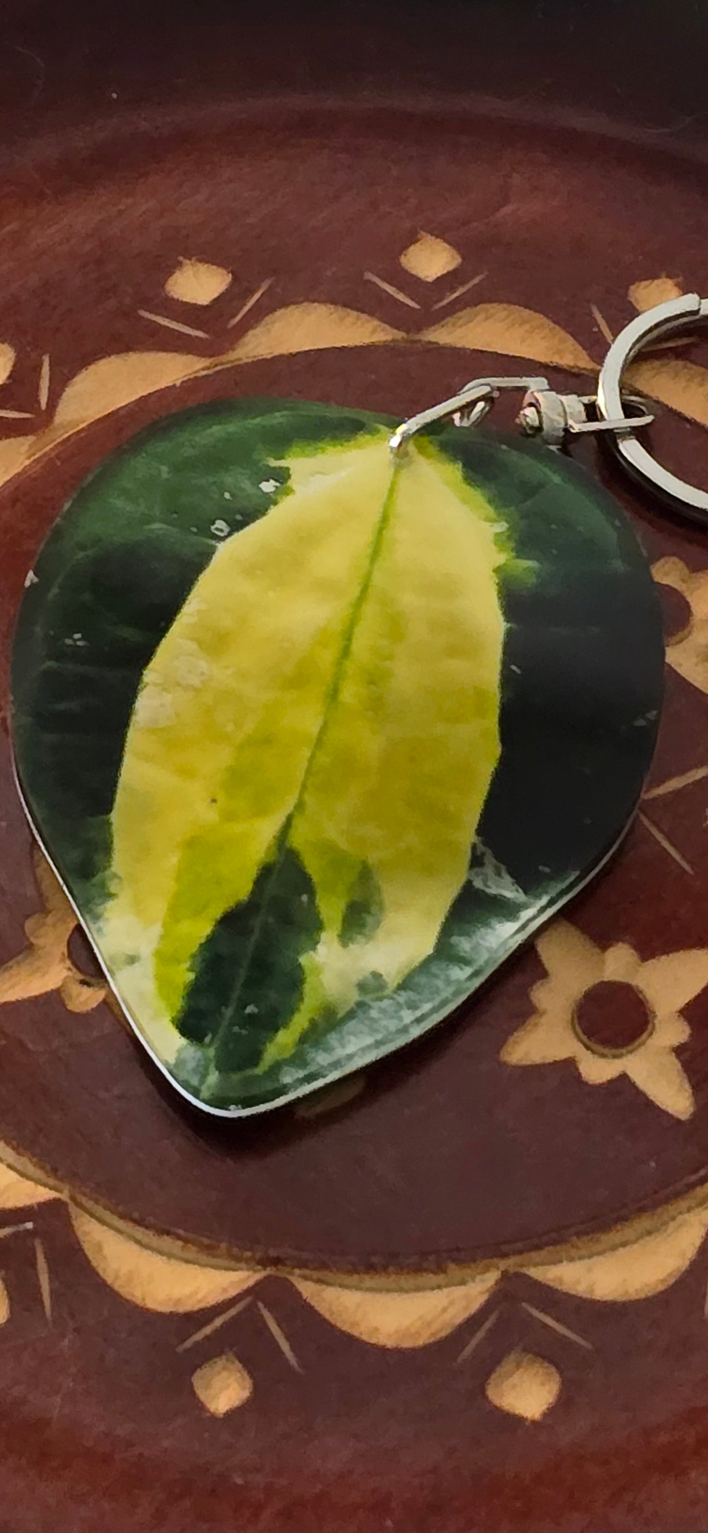 Hoya Leaf Keychains