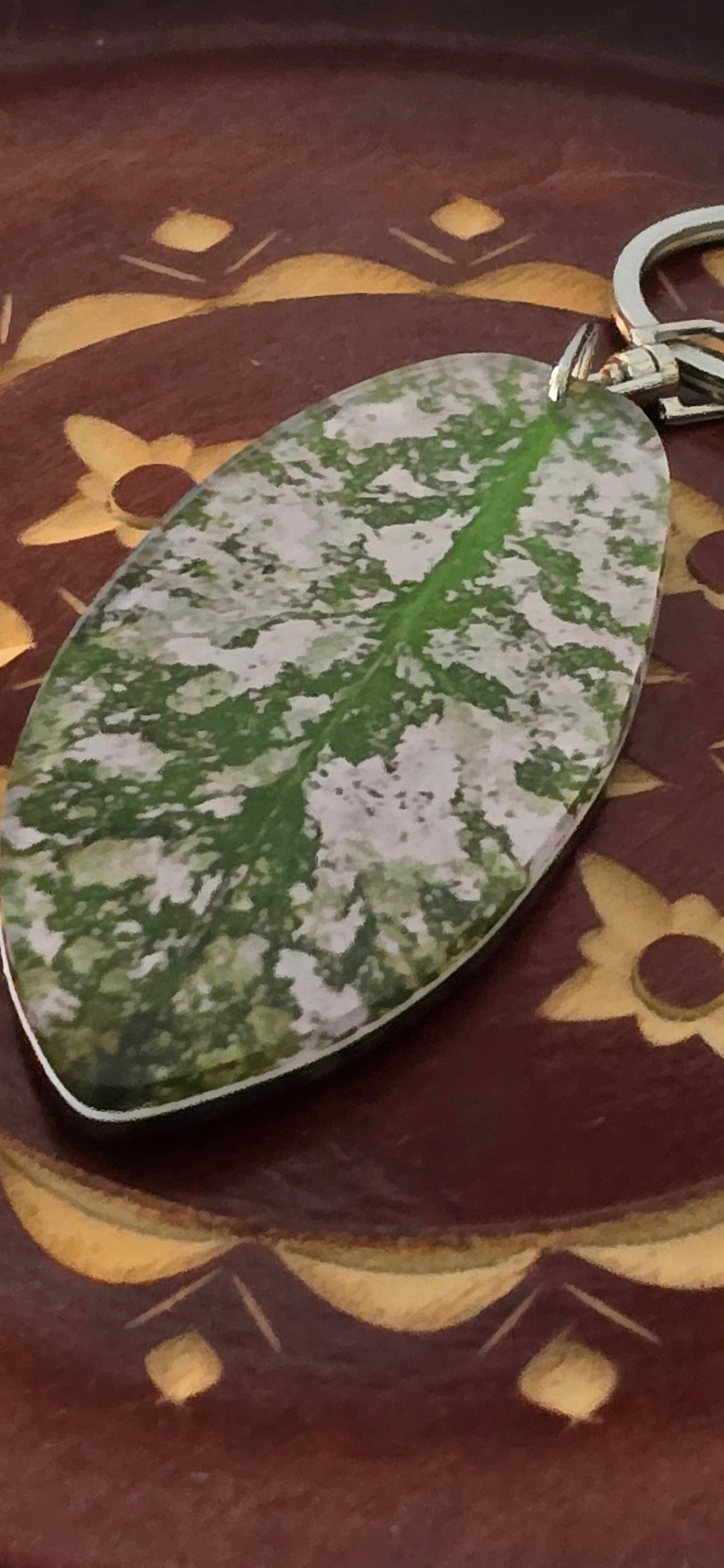 Hoya Leaf Keychains