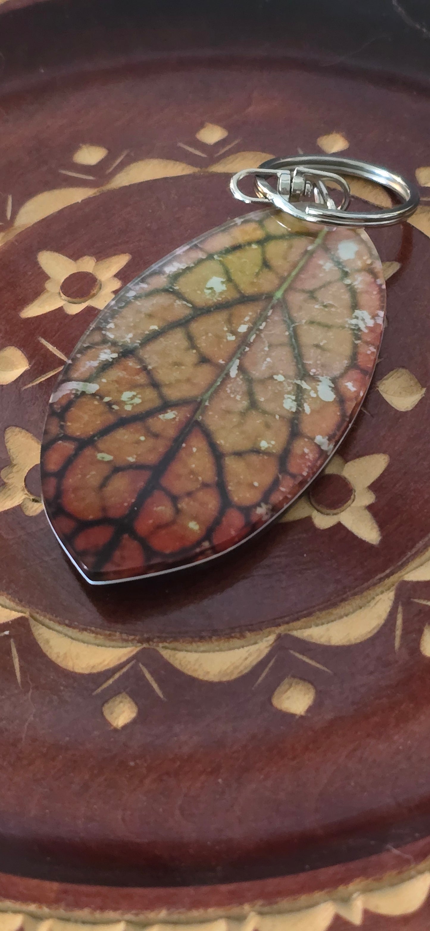 Hoya Leaf Keychains